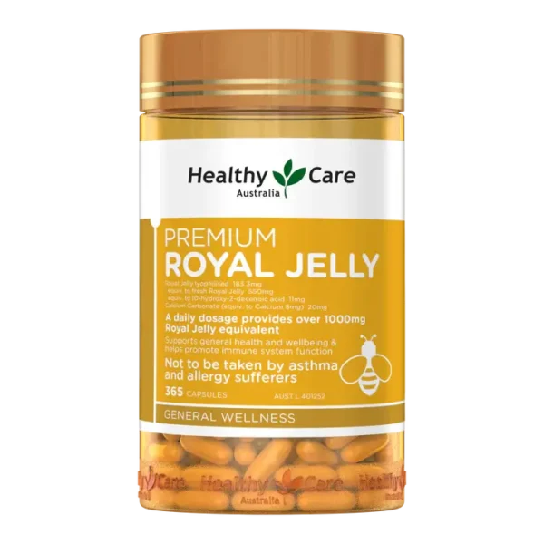 Healthy Care Premium Royal Jelly - 365 Capsules