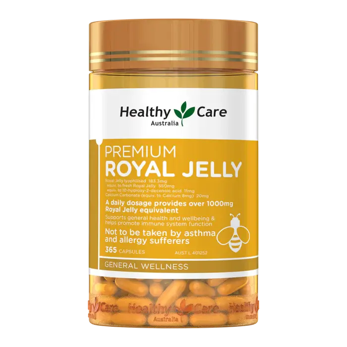 Healthy Care Premium Royal Jelly - 365 Capsules